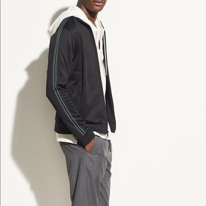 [Not longer available] Vince Men Track Jacket, Black, M